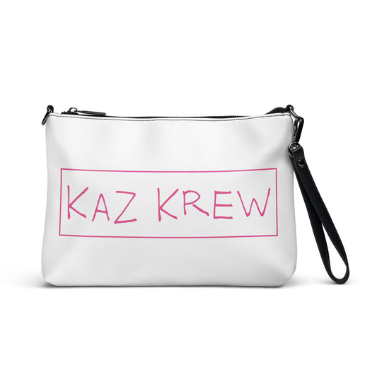 Crossbody bag - Kaz Krew (Pink Font)