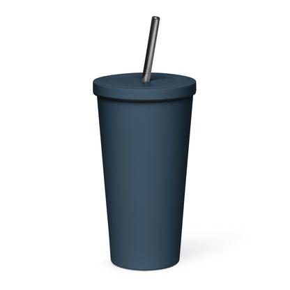 Hello Beautiful People - Insulated tumbler with a straw