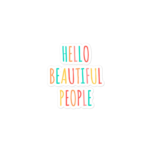 Sticker - Hello Beautiful People OG