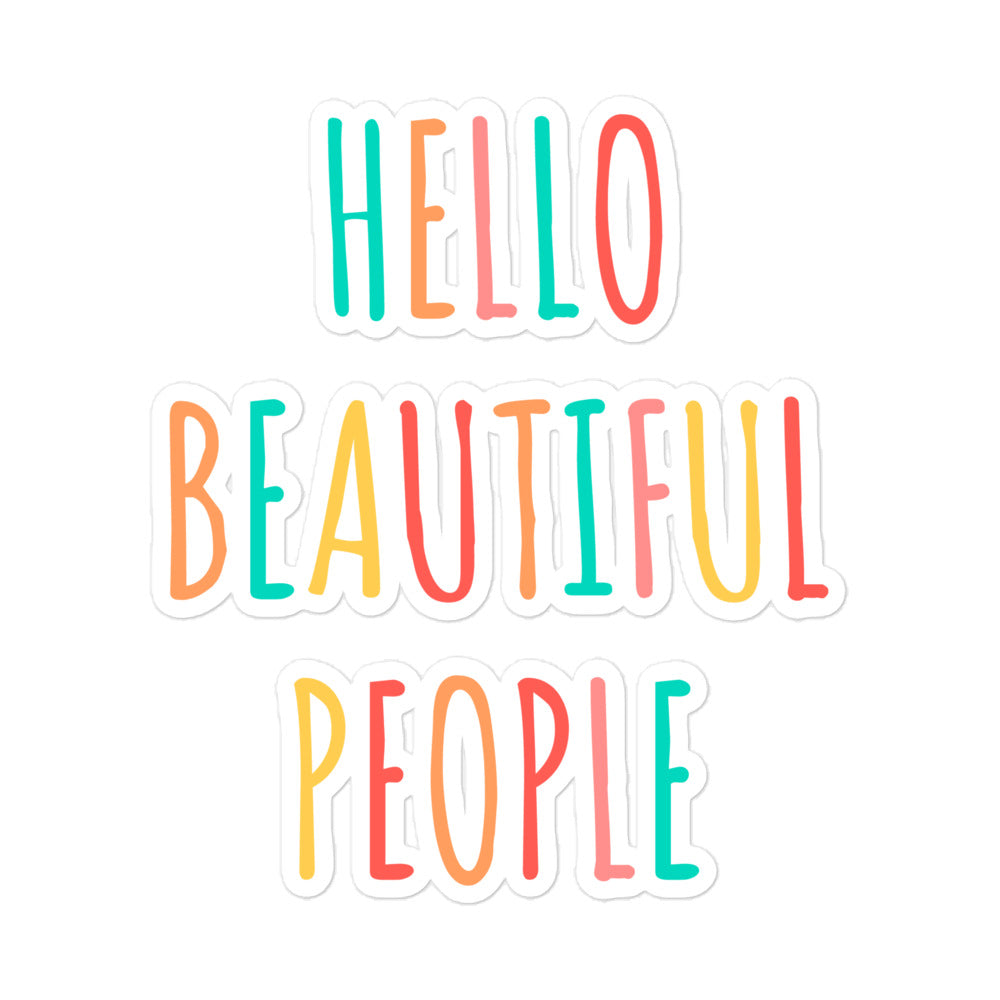 Sticker - Hello Beautiful People OG