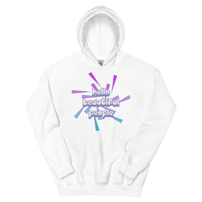 Hello Beautiful People Hoodie - 90's Vibe